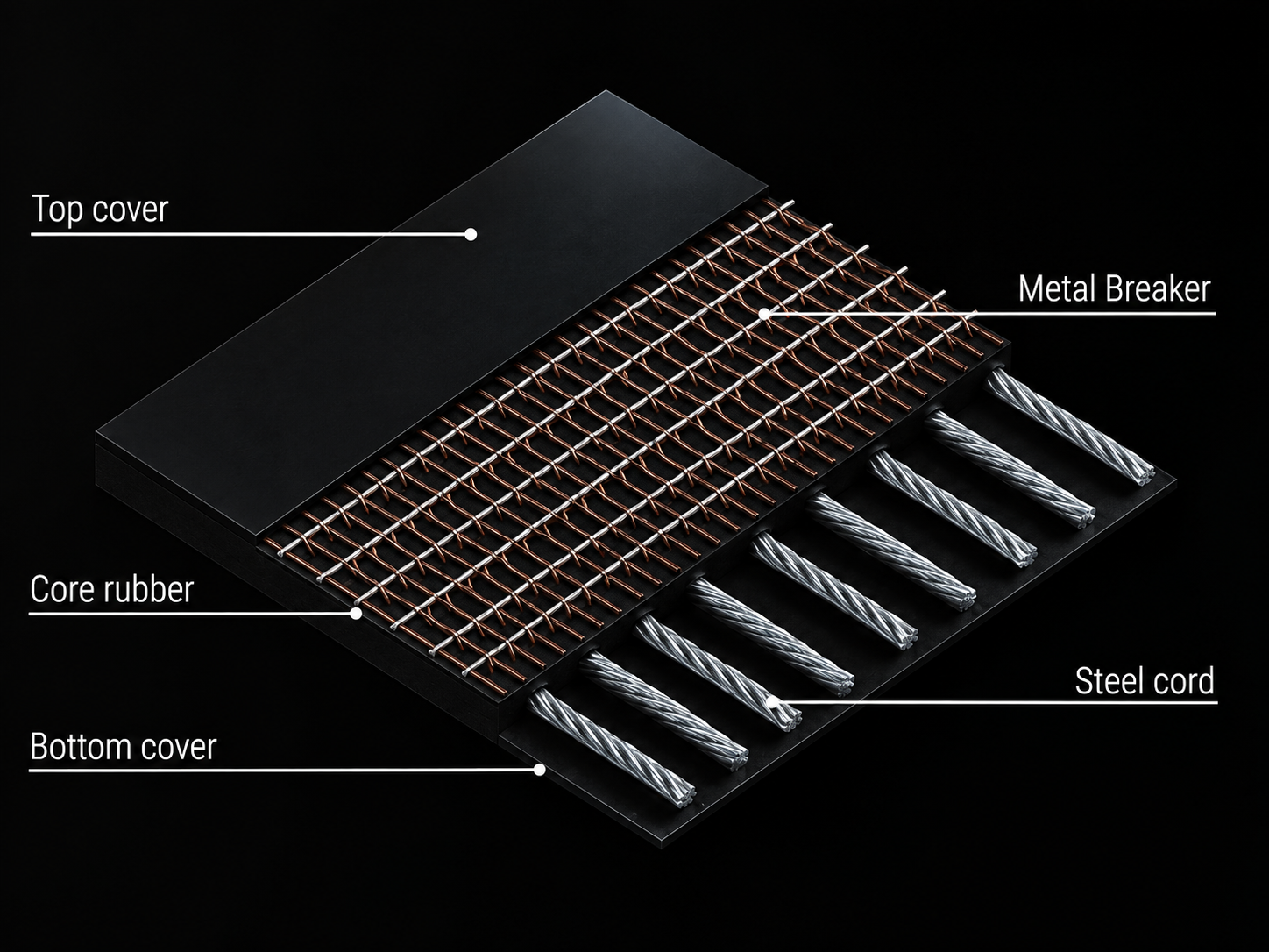 Cut and Impact Resistant Conveyor Belt